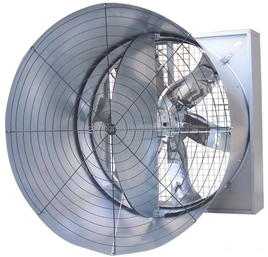 Huasheng 50" Cone Fan Shutter Door Exhaust Fan For Agriculture/poultry