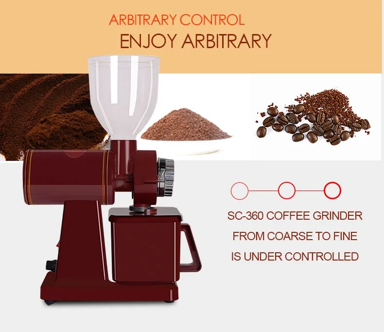 Practical coffee grinder for daily used portable coffee grinder machine