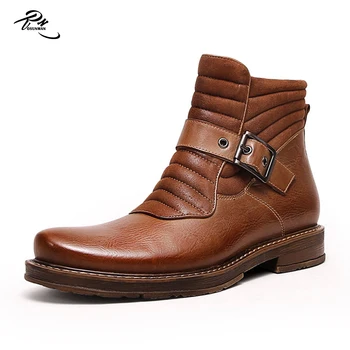 warm leather boots mens