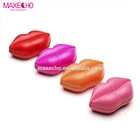 MAXECHO Lip Shape Comb with Mirror, Folding Hair comb, Massage Comb