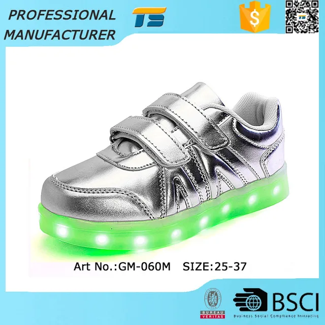 alibaba luminous for kids led light up shining shoes