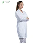 Wholesale Thicker Hospital Unisex Gender Doctor Nurse Cotton Uniform Dress Smock Lab Coat