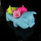 best- selling custom make soft plastic Sound squeeze pig with babies rubber toys