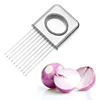 Hot Selling Stainless Steel Cutting Kitchen Gadget Multipurpose Meat Tenderizers Tomato Lemon Meat Onion Slicer Holder