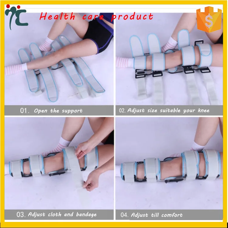 Stabilizer Pad Belt Band Strap Hinged Knee Patella Brace Support 6