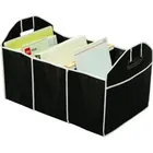 Home Car Seat Organizer Trash Bin AUTO Trunk Cargo Collapsible Storage Black Folding Car Portable Storage Bags