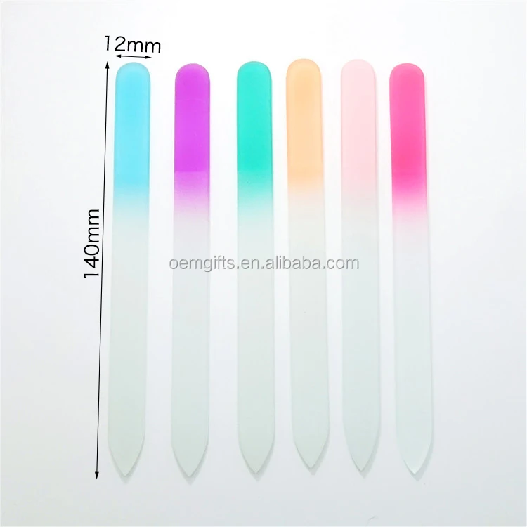 Unionpromo Wholesale Colorful Art Crystal Glass Nail File