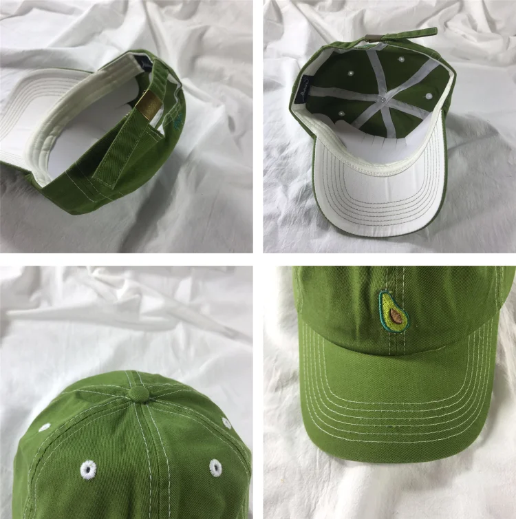 Fashion Custom Hats 6 Panel Lime Green Baseball Cap.png