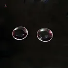 Diameter 50mm 25mm glass double convex lens biconvex lens