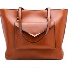 Vintage Women Fashion Bags Lady Top Handle 2pcs Composite Bag Purse Wallet Ladies Handbag Sets