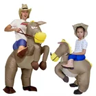 March expo offer Cheaper oem inflatable horse costume carnival party funny inflatable odm costumes
