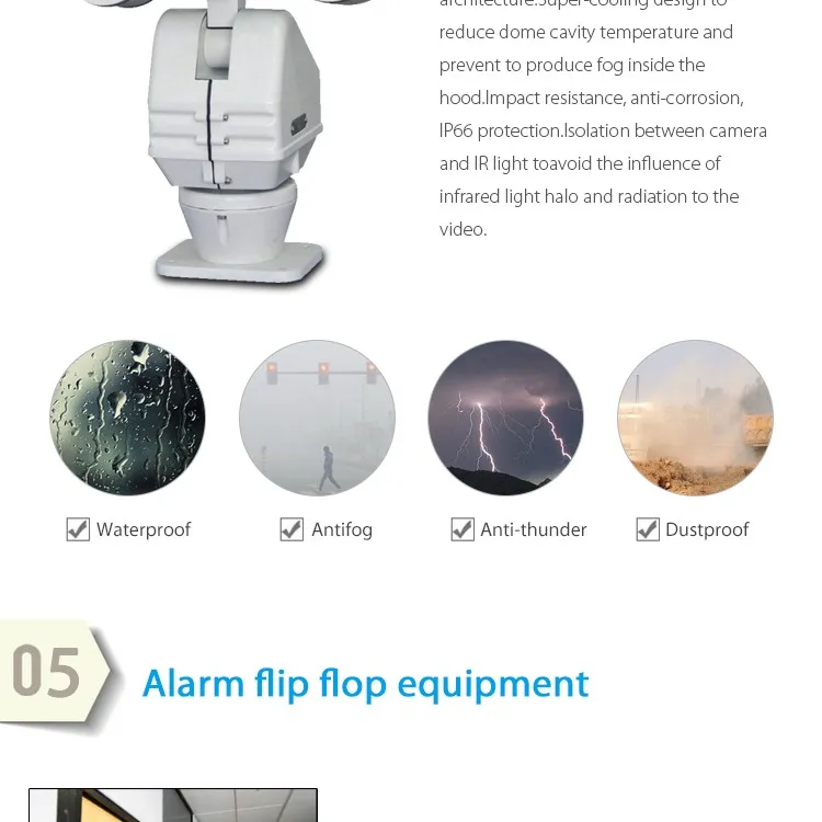 Long Range PTZ Laser Camera