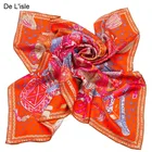Pure Jacquard Lady's 100% silk scarf Fashion Custom Woven
