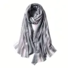 100% polyester muslim hijab lady fashion scarf