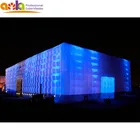 Wedding inflatable cube tent air tent with led