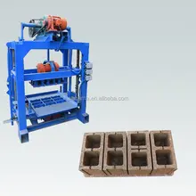 little blocks hollow block machine QT4-40 manual compressed earth cement brick making machine price in kerala for the production