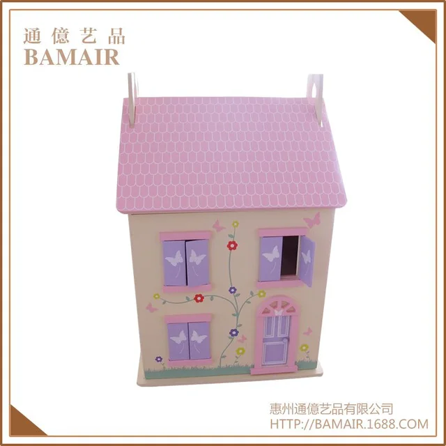 christmas gift wooden toys doll house for doll house miniature