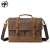 OEM/ODM service leather men's bag factory male shoulder bag handmade high quality handbag for men