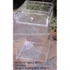 Perspex Acrylic Bedside Table With Transparent Drawer