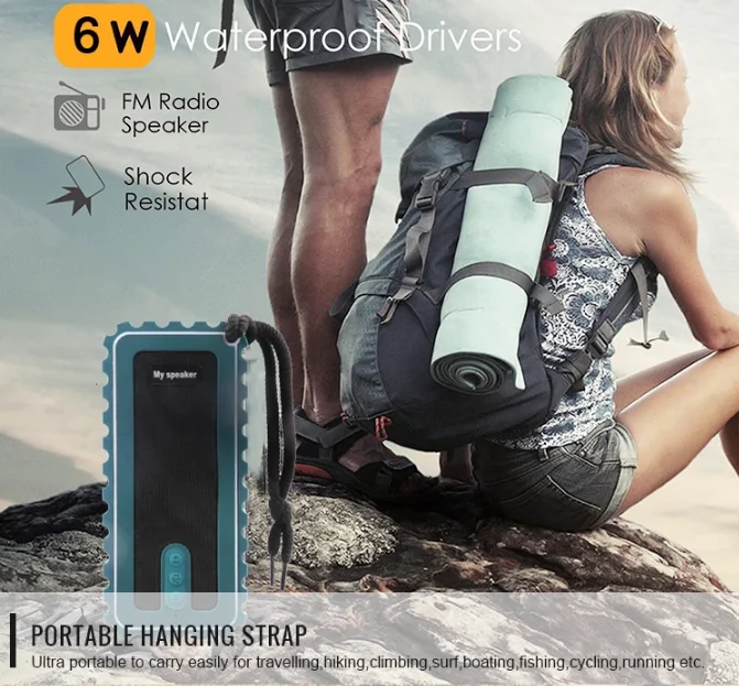 2019 Amazon Hot-Selling Wireless Speakers Portable Bluetooth Speakers Mini Outdoors Waterproof Stereo Sound - ANKUX.COM