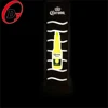 Custom made galvanized Steel Base zebrano Wood Corona LED display stand with base