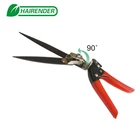 90 degree rotate professional red handle handle garden grass shear