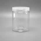 200ML PET food grade transparent plastic kitchen storage jar, food packing jar