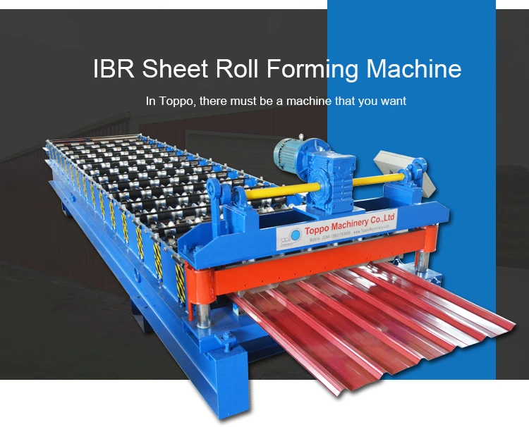 High Quality Zinc Roofing Color Steel IBR Sheet Roll Forming Machine