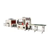 automatic sealing wrapping shrinking packing machine for door board plastic plate