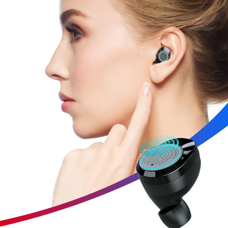 X6 TWS Waterproof Wireless Touch Earphones Blue tooth 5.0 Headset with 3000 mAh Power Bank - ANKUX.COM