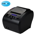 ZY606 Hot Sale 80mm Pos Thermal label Printer with blue lights