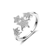 Popular Top Quality 18K White Gold Diamond for Women Engagement Ring