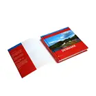 Full color hardcover book case bound dust jacket printing