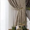 Monad European Style Fancy Texture Designs Luxury Door Window Velvet Curtains For The Living Room