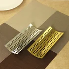 New Product Electroplating Gold Silver Metal Stainless Steel Hand Guest Towel Tray