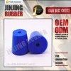 blue 24~28mm diameter silicone rubber round stopper / hole plugs/Natural silicone synthetic rubber products manufacturer