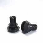 Nylon Tonglu Plastic Fasteners Push- In Snap Rivet With Black Or Natural Nylon