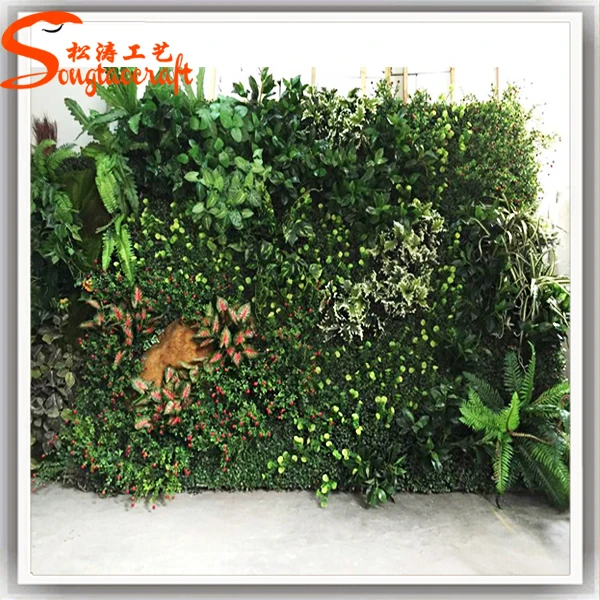 Indoor Künstliche Gefälschte Pflanze Grüne Wandbehang Künstliche Blumen