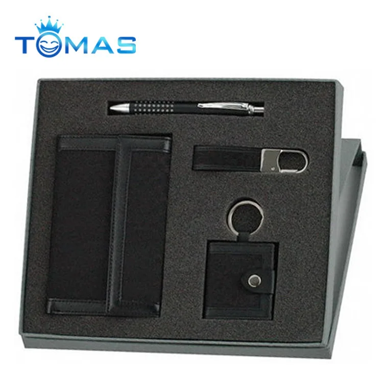men watch set with keychain pen, men watch set with keychai