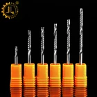 One Flute angle Spiral Acrylic Cutting Bits for CNC milling cutter router tool bit