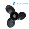 OEM black propeller used for outboard motor parts and engine marine outboard motor