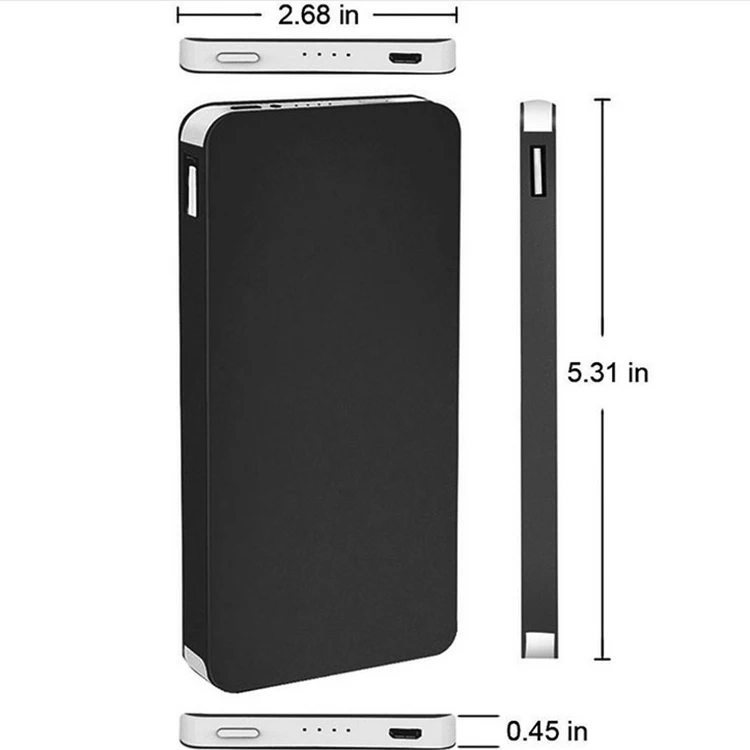Slim 5000 Portable Power Bank, Ultra Slim 5000mAh External Battery Charger - ANKUX.COM