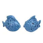 Handmade Sculpture Ceramic Fish Home Decoration