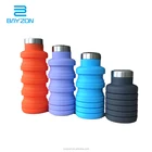 Designed for TRAVEL and OUTDOOR ECO Squeeze Silicon Foldable Travel Water Bottle Drinking Mug Collapsible Bottles Sport