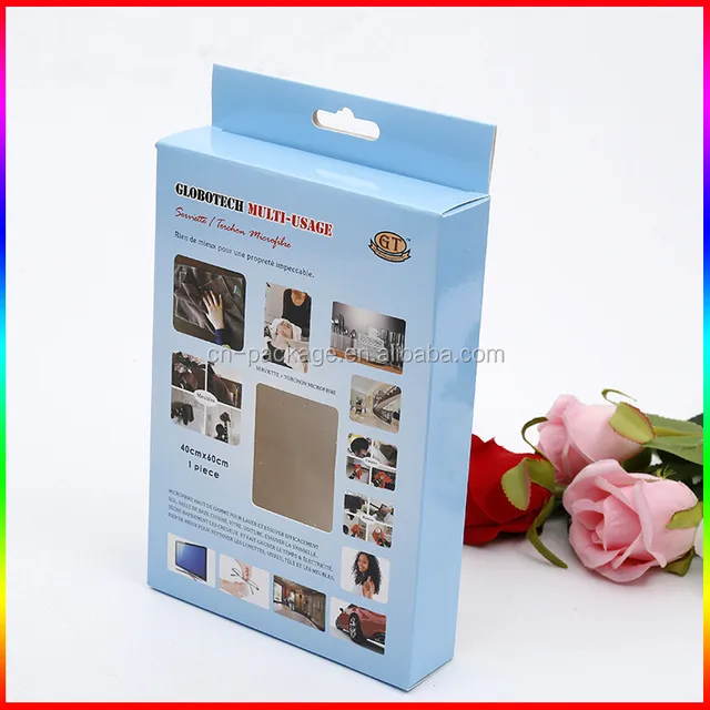 high quality custom gift bath towel paper packaging box