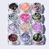 NICOLE DIARY 1000g Dipping Nail Powder System Natural Dry Purple Pink Colorful Shimmer Nail Art Glitter Manicure Design