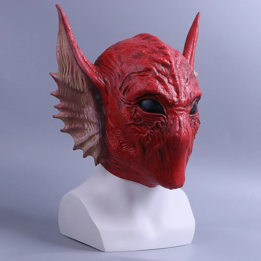 Mask Guardians of the Galaxy Vol. 2 Krugarr of LEM serpentine alien Full Head Latex Cosplay Masks Props Party Halloween (4)