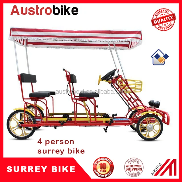 surrey bike 4 person bike tandem bike 4 people bike