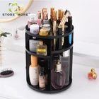 Large Capacity Cosmetic Organizer, Plastic Makeup Organizer 360, Rotating Makeup Organizer