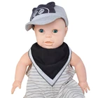 For Boys, Solid Reversible, One Size Multicolor Blank High Quality Baby Bib and White Baby Bandana Bibs